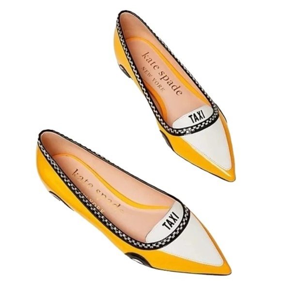 kate spade Shoes - 🪴Kate Spade New York Gogo Taxi Cab Car Pointed-Toe Flats Size 8.5